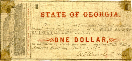 $1.00 G-1507.1 Wills Valley RR